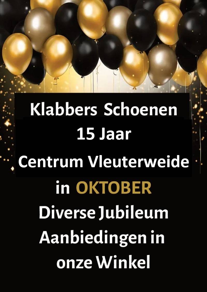 JUB 15 jaar CVL Zwart achtergrond GROOT tekst